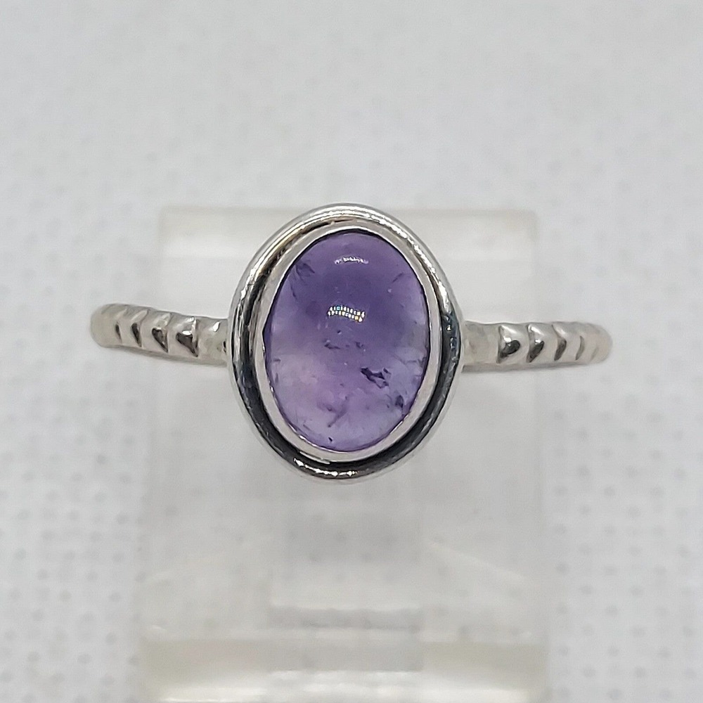 Ring 925 Sterling silver Amethyst Size 8.25